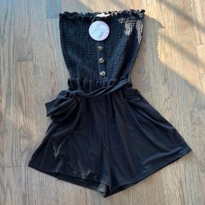 Full Circle Black Romper